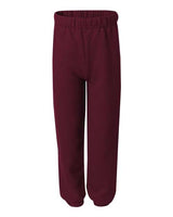 Jerzees 973B Youth NuBlend Fleece Sweatpants #color_MAROON