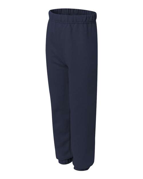 Jerzees 973B Youth NuBlend Fleece Sweatpants #color_J NAVY