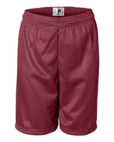 ""Badger 2207 Youth Pro Mesh 6" Shorts" #color_Cardinal"