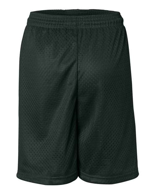 ""Badger 2207 Youth Pro Mesh 6" Shorts" #color_Forest"