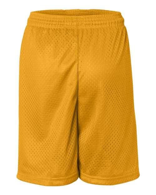 ""Badger 2207 Youth Pro Mesh 6" Shorts" #color_Gold"