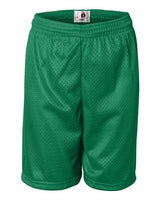 ""Badger 2207 Youth Pro Mesh 6" Shorts" #color_Kelly"