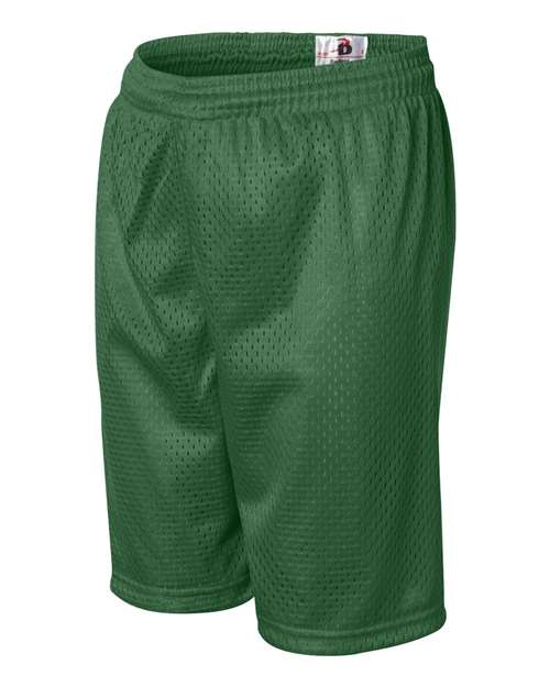 ""Badger 2207 Youth Pro Mesh 6" Shorts" #color_Kelly"