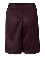 ""Badger 2207 Youth Pro Mesh 6" Shorts" #color_Maroon"