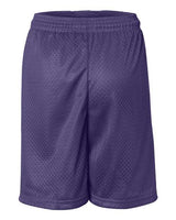 ""Badger 2207 Youth Pro Mesh 6" Shorts" #color_Purple"
