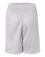 ""Badger 2207 Youth Pro Mesh 6" Shorts" #color_White"