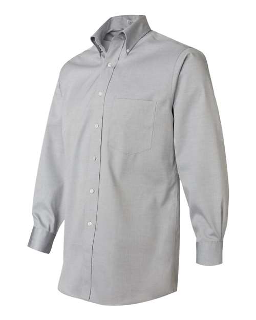 Van Heusen 13V0143 Non-Iron Pinpoint Oxford Shirt #color_French Grey