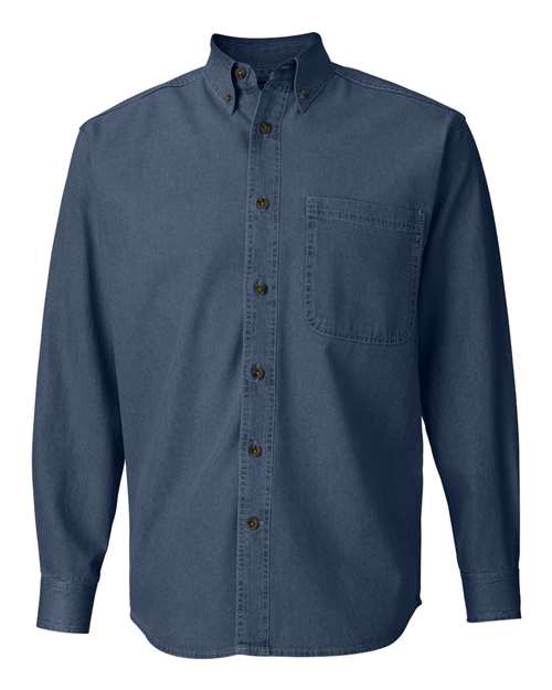 Sierra Pacific 3211 Denim Shirt #color_Dark Denim
