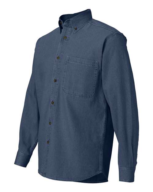 Sierra Pacific 3211 Denim Shirt #color_Dark Denim