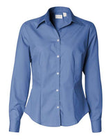 Van Heusen 13V0114 Women's Silky Poplin Shirt #color_Periwinkle