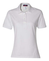 Jerzees 437W Ladies' SpotShield Jersey Polo #color_WHITE