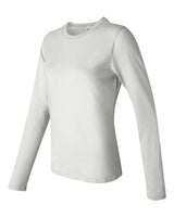 Bella + Canvas B6500 Ladies' Jersey Long-Sleeve T-Shirt #color_WHITE