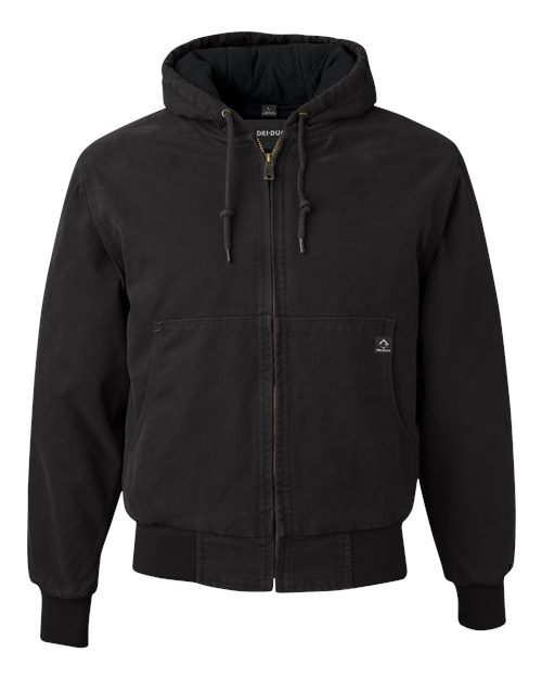 Dri Duck 5020 Men's Cheyenne Jacket #color_BLACK