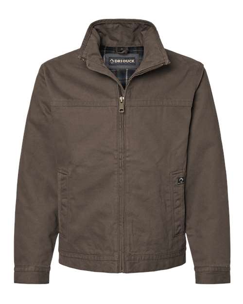 Dri Duck 5028 Men's Maverick Jacket #color_TOBACCO