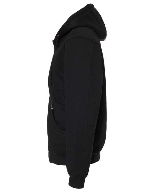 Dri Duck 7033 Men's Crossfire PowerFleeceTM Fleece Jacket #color_BLACK