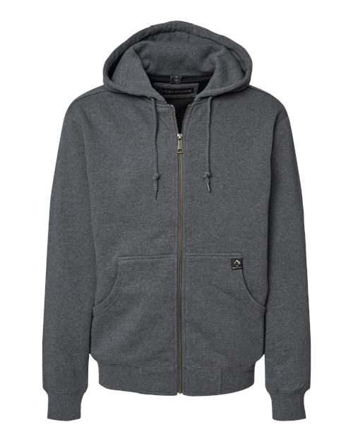Dri Duck 7033 Men's Crossfire PowerFleeceTM Fleece Jacket #color_DARK OXFORD