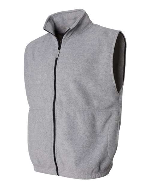 Sierra Pacific 3010 Fleece Full-Zip Vest #color_Heather Grey