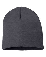 ""Sportsman SP08 8" Beanie" #color_Heather Charcoal"