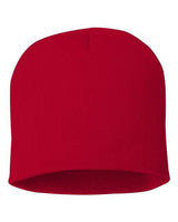 ""Sportsman SP08 8" Beanie" #color_Red"
