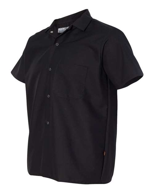 Chef Designs 5020 Poplin Cook Shirt with Gripper Closures #color_Black