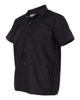 Chef Designs 5020 Poplin Cook Shirt with Gripper Closures #color_Black