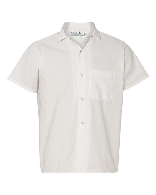 Chef Designs 5020 Poplin Cook Shirt with Gripper Closures #color_White