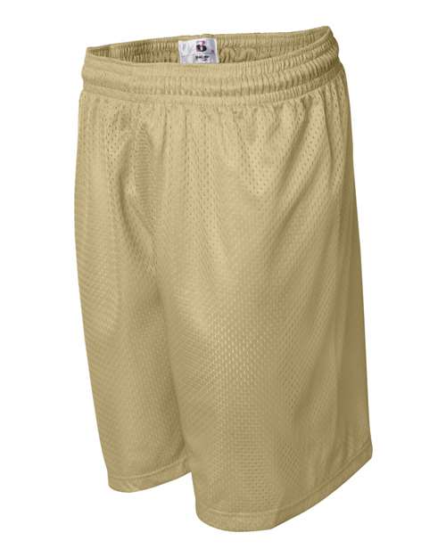 ""Badger 7207 Pro Mesh 7" Shorts" #color_Vegas Gold"