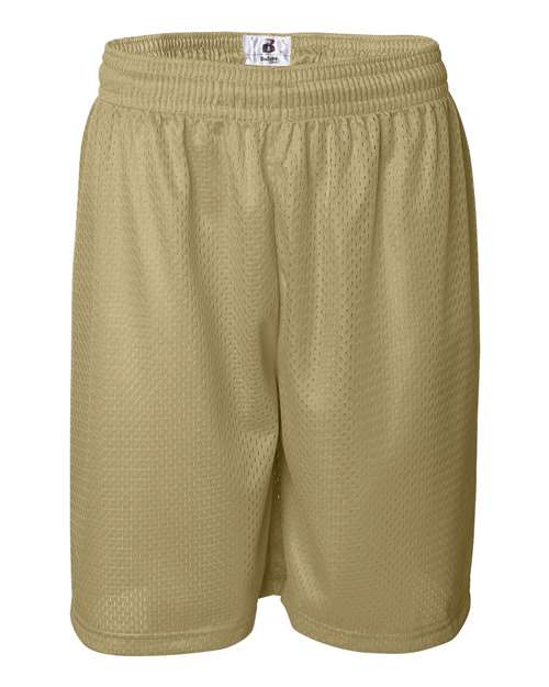 ""Badger 7209 Pro Mesh 9" Shorts" #color_Vegas Gold"