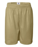 ""Badger 7209 Pro Mesh 9" Shorts" #color_Vegas Gold"