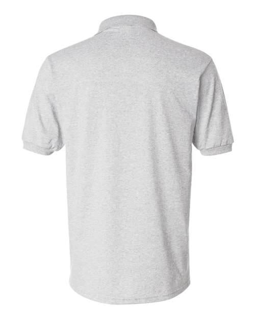 Hanes 054 Adult 50/50 EcoSmart Jersey Knit Polo #color_ASH