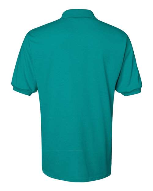 Jerzees 437 Adult SpotShield Jersey Polo #color_JADE