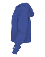 Badger 1261 Women's Crop Hooded Sweatshirt #color_Royal