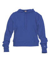 Badger 1261 Women's Crop Hooded Sweatshirt #color_Royal