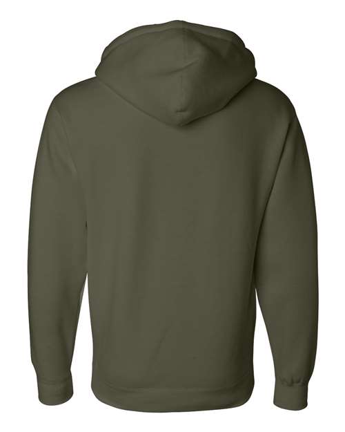 Independent Trading Co. IND4000 Heavyweight Hooded Sweatshirt #color_Army