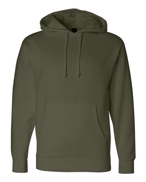 Independent Trading Co. IND4000 Heavyweight Hooded Sweatshirt #color_Army