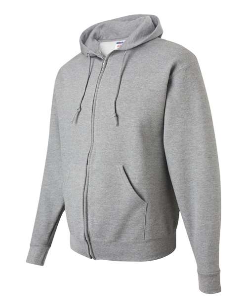 Jerzees 4999 Adult Super Sweats NuBlend Fleece Full-Zip Hooded Sweatshirt #color_OXFORD