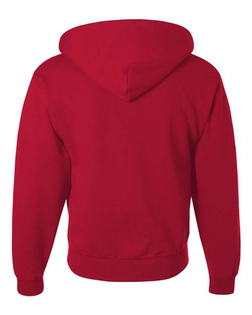 Jerzees 4999 Adult Super Sweats NuBlend Fleece Full-Zip Hooded Sweatshirt #color_TRUE RED