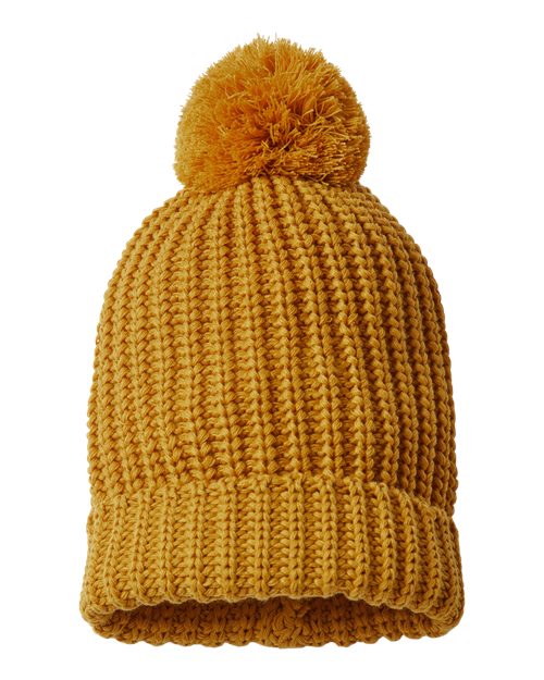 Richardson 143R Chunky Cable Beanie #color_Camel