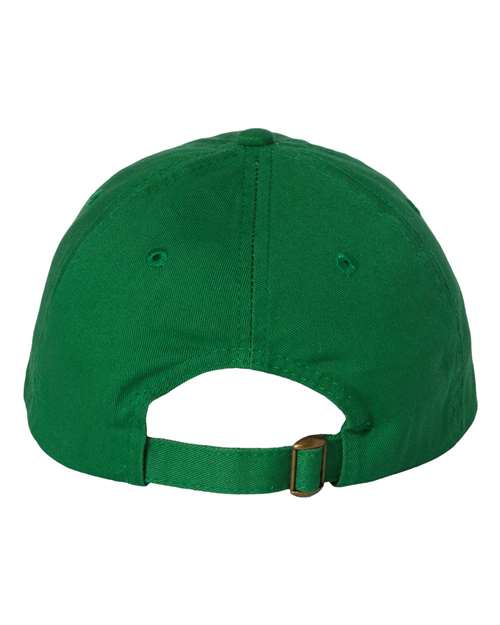 Valucap VC300A Bio-Washed Classic Dad Hat #color_Kelly