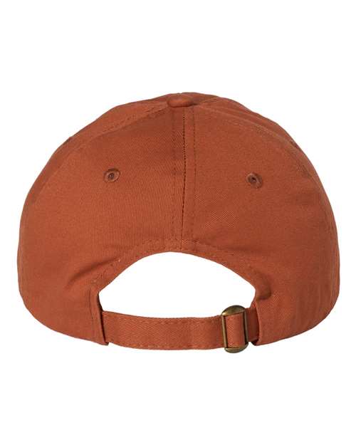 Valucap VC300A Bio-Washed Classic Dad Hat #color_Texas Orange