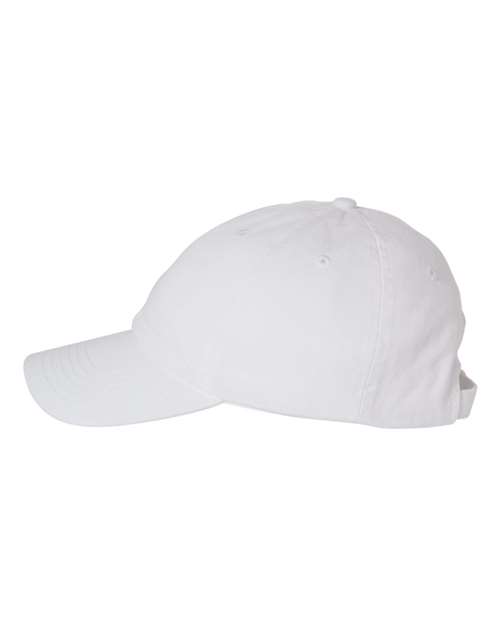 Valucap VC300A Bio-Washed Classic Dad Hat #color_White