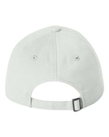 Valucap 9610 Heavy Brushed Twill Unstructured Cap #color_White