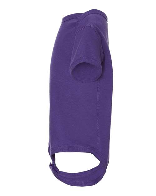 Rabbit Skins 4400 Infant Baby Rib Bodysuit #color_PURPLE