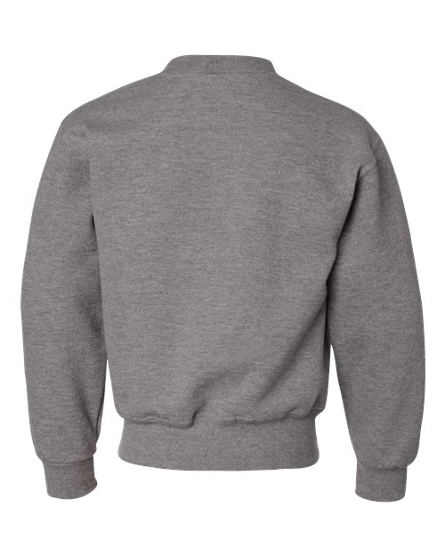 Jerzees 562B Youth NuBlend Fleece Crew #color_OXFORD