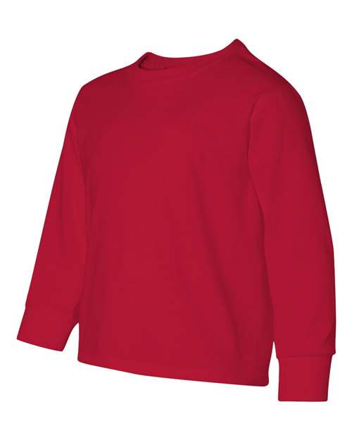 Jerzees 29BL Youth DRI-POWER ACTIVE Long-Sleeve T-Shirt #color_TRUE RED