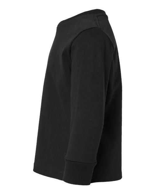 Rabbit Skins 3311 Toddler Long-Sleeve T-Shirt #color_BLACK
