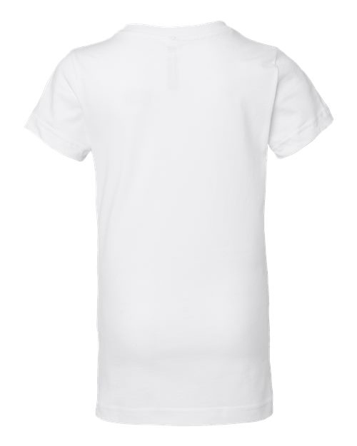 LAT 2616 Girls' Fine Jersey T-Shirt #color_WHITE
