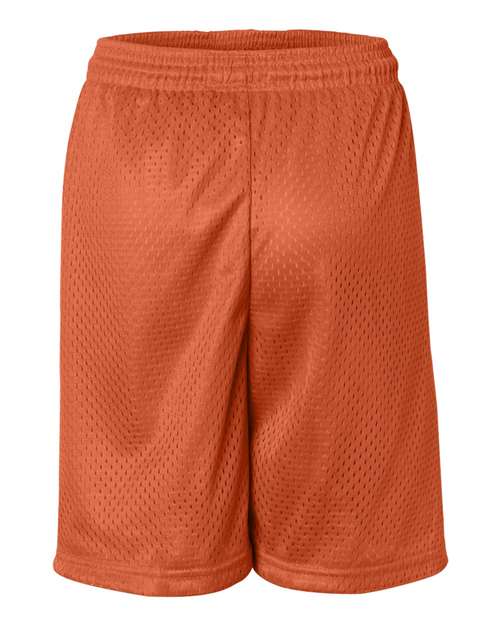 ""Badger 2207 Youth Pro Mesh 6" Shorts" #color_Burnt Orange"