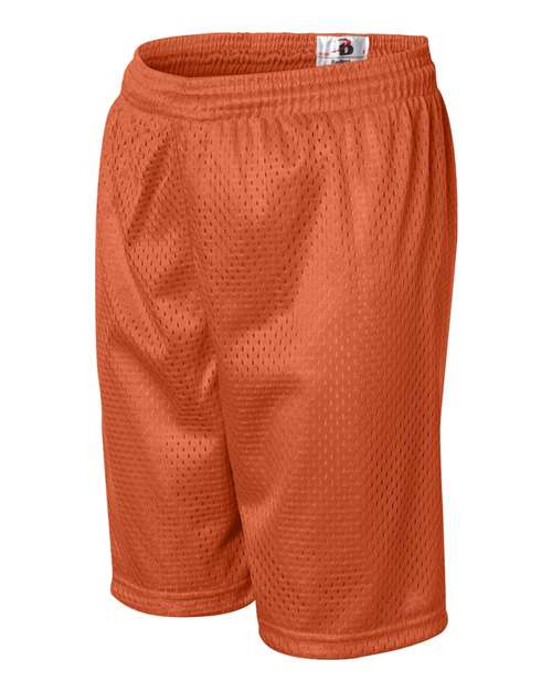 ""Badger 2207 Youth Pro Mesh 6" Shorts" #color_Burnt Orange"