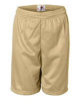 ""Badger 2207 Youth Pro Mesh 6" Shorts" #color_Vegas Gold"